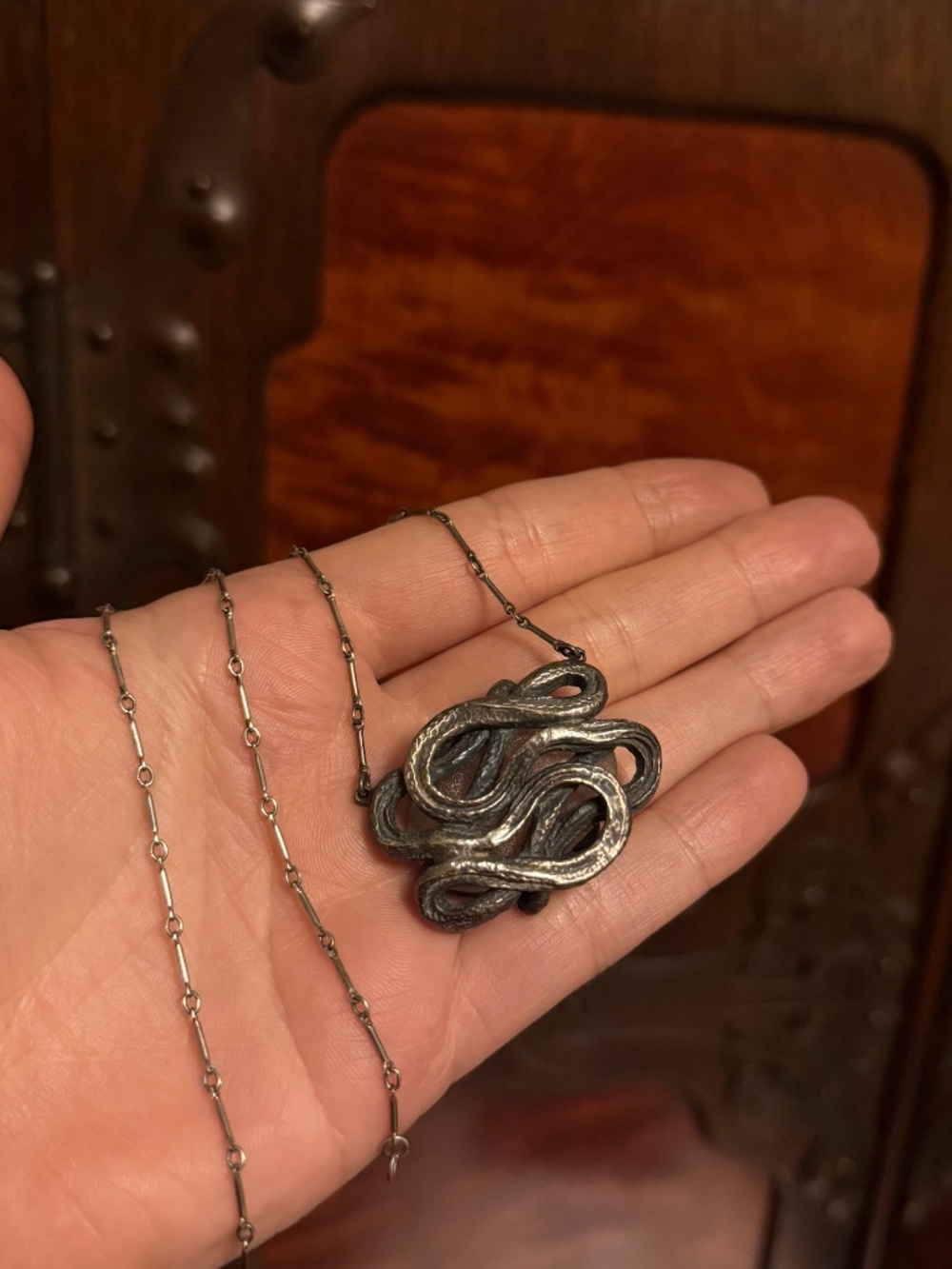 Bloodmilk Medusa Jewel rose quartz necklace - Rare 2019 - Picture 3 of 3
